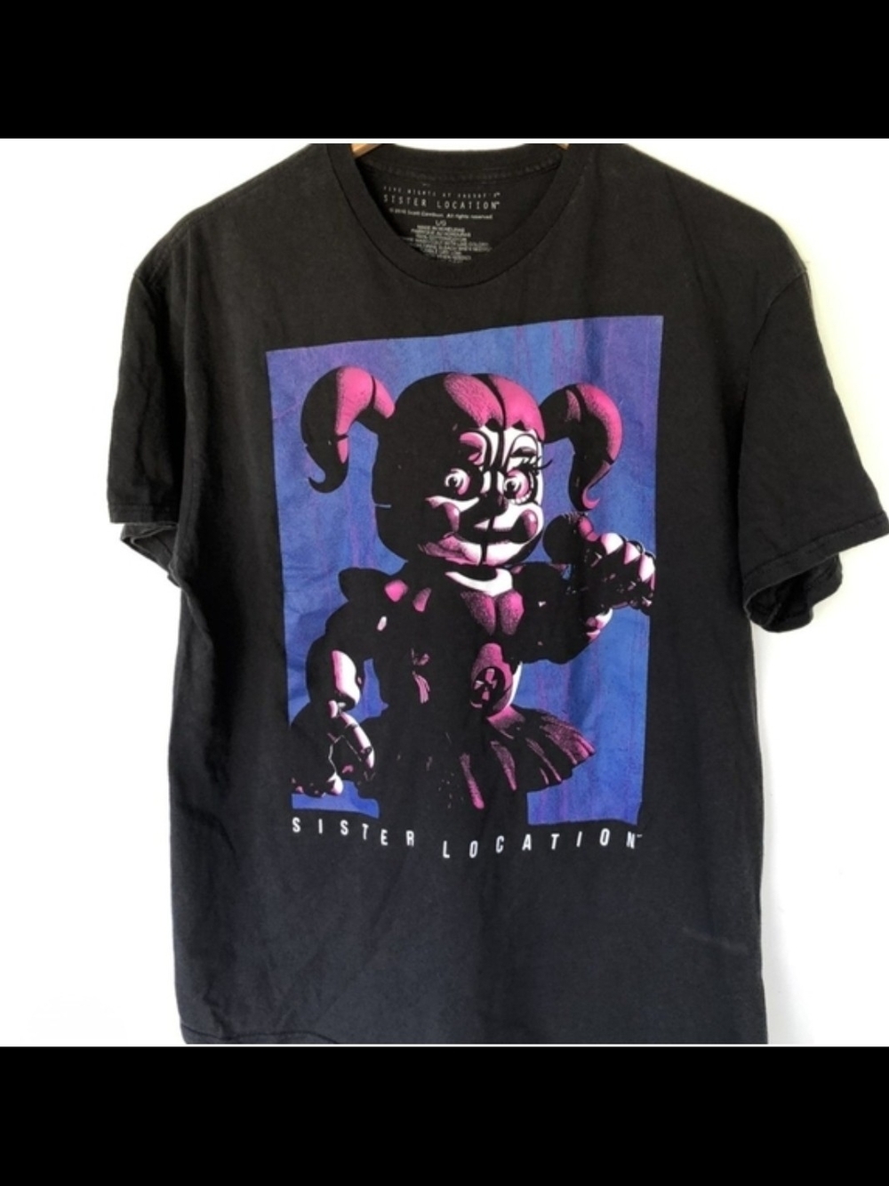 Adult Large FNAF "Sister Location" T-shirt NWT